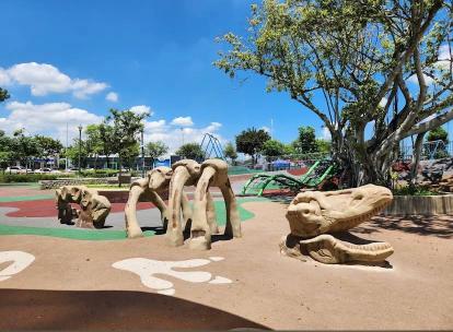 北投福星公園 冒險恐龍島　化石